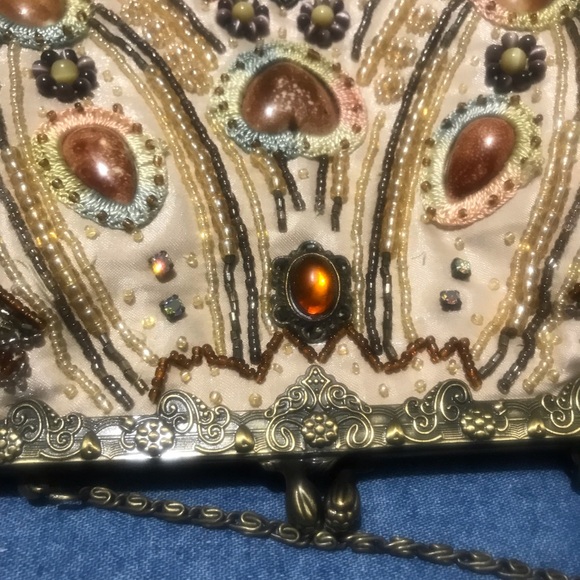 Vintage cocktail beaded purse - Picture 12 of 14